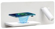 Immax 08286L-LED стенен LED с USB и безжично зареждане, 3W/230V