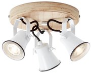 Brilliant - Точково осветително тяло SEED 3xGU10/5W/230V бяло/бежово