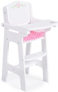 Moni toys  -  Дървен стол за кукла - стол за хранене B012