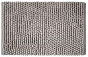 Сив килим за баня 50x80 cm Aspen Bobble – Bianca