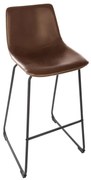 Бар стол atmosphera Lois, Кожа - Кафяв