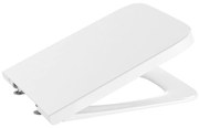 Седалка и капак, Roca, A80153200B, SQUARE за тоалетна чиния, със забавено падане
