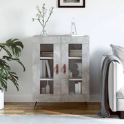 Sonata H Сайдборд, бетонно сив, 69,5x34x90 см, инженерно дърво