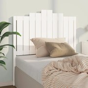 818456 vidaXL Горна табла за легло, бяла, 106x4x110 см, бор масив