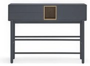 Тъмно сива конзолна маса 35x120 cm Corvo - Teulat