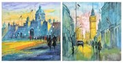 Картина DKD Home Decor (100 x 3 x 100 cm) (2 pcs)