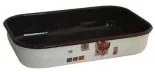 Емайлирана тава правоъгълна с декор 36x21xh7см RUSTICA - 141FPIC/36 РЯ-(12-1722