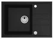 ALVEUS 1149126 - Кухненска мивка INTERMEZZO 68x48 см гранит/черен