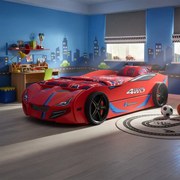 Детско легло кола Turbo GT Duo-червен