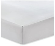 Класически сив чаршаф от памучен сатен, 135 x 190 cm - Bianca