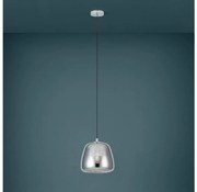 Eglo 39666 - Пендел ALBARINO 1xE27/40W/230V Ø 26 см опушен