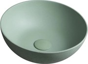 Sapho - Мивка за плот FORMIGO Ø 39 см бетон/зелена