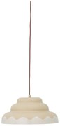 Кремаво висящо осветително тяло с метален абажур ø 40 cm Lacya – Bloomingville