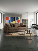 Диван Pilo двуместен-140φ 90β εκ.-Σοκολατί