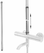 Удължител за вана/душ комплект CHROM 60cm