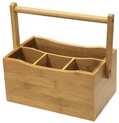 Horecano - Бамбукова стойка с 4 разделения 25,2х15хh24 см (A2095)