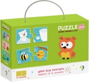 Dodo - Пъзел DUO - Къде живеят животните