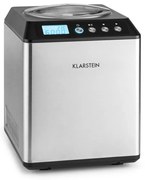 Klarstein Vanilla Sky, сладоледмашина с компресор, неръждаема стомана, 2 Л, 180 W, сребро