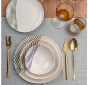 Комплект за хранене от 24 части — пъстроцветен порцелан