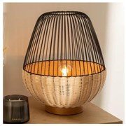 Atmosphera - Настолна лампа ANEA 1xE27/40W/230V ратан