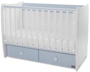 LORELLI Classic Легло 60/120см. MATRIX БЯЛО/ BABY BLUE