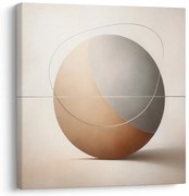 Картина на платно – Дизайнерска абстракция на кръг