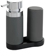 WENKO 54735100 - Станция за миене EASY SQUEEZ-E 15x18 cm сива/сива