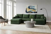 Ъглов диван Kris U-Prasino