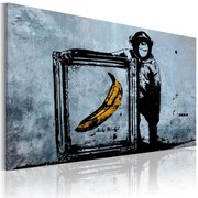 Печат върху платно - Вдъхновен от Banksy 60x40