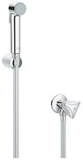 Санитарен душ 27514001, Tempesta-F, Grohe, с поставка за душ и ъглов вентил, 1 струя, хром