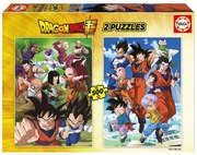 Пъзел, Educa, Dragon Ball 2 в 1, 2 х 500 части