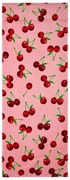 Розова памучна плажна кърпа 78x200 cm Cherries – Catherine Lansfield