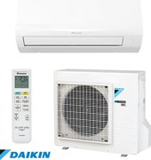 Инверторен климатик Daikin Sensira FTXF25E + RXF25E, 9000 BTU, 17 м2, A++, R-32, Бял