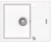 Concept DG05C45WH - кухненска мивка CUBIS 50x62 см, гранит/бяла