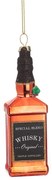 Стъклена ръчно изработена коледна украса 12 cm Whisky Bottle – Sass & Belle