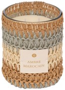 Ароматна свещ atmosphera Zaya, Scented, Amber Стъкло & Natural Fibers, 470 g