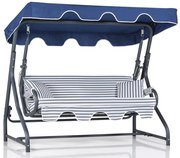 Градински троен люлеещ се стол Olea, цвят Многоцветен