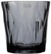 Rubikap - Поликарбонатна чаша ниска 250мл DIAMONT FUME-(EX.DT250 - PC087)
