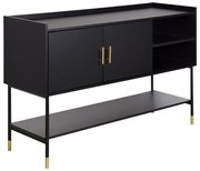 Скрин atmosphera Tedy, 120x80 cm, Черен