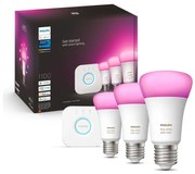 Базов к-кт Philips Hue WACA 3xE27/9W/230V 2000-6500K + взаимосвързващо устройство