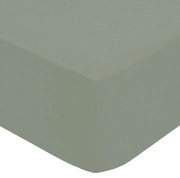 Еластичен чаршаф atmosphera, Перкал, 90x190 cm - Зелен