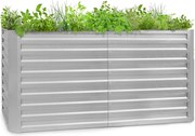 Blumfeldt Blum High Grow Straight, повдигнато цветно легло, 200x90x100 cм, 1800l, стомана