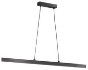 Черно LED затъмняващо се висящо осветително тяло Stripe – Fischer & Honsel