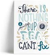 Отпечатване с мотив , формат A4 A Nice Cup of Tea - Printintin