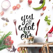 Тапет – С надпис - You are what you eat