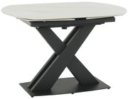 Разтегателна трапезна маса KARLINO - бяла