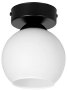 Плафон ЛАГО, черен/бял, 1xE27