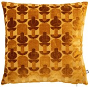 Декоративна възглавница Luna, 40x40 cm - Охра