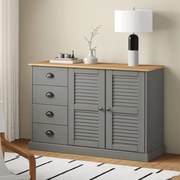 Sonata H Бюфет с чекмеджета VIGO, 113x40x75 см, сив, бор масив