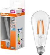 Класическа филаментна LED крушка E27/6,5W/230V 4000K - Osram